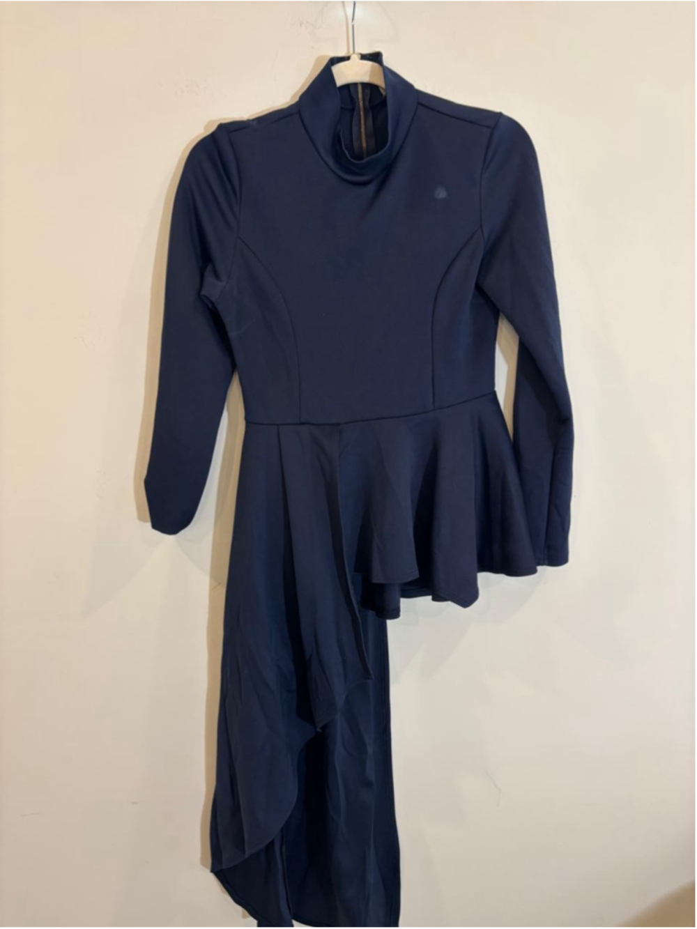 Women's Unbranded Asymmetrical Dress Navy Size M - #c68